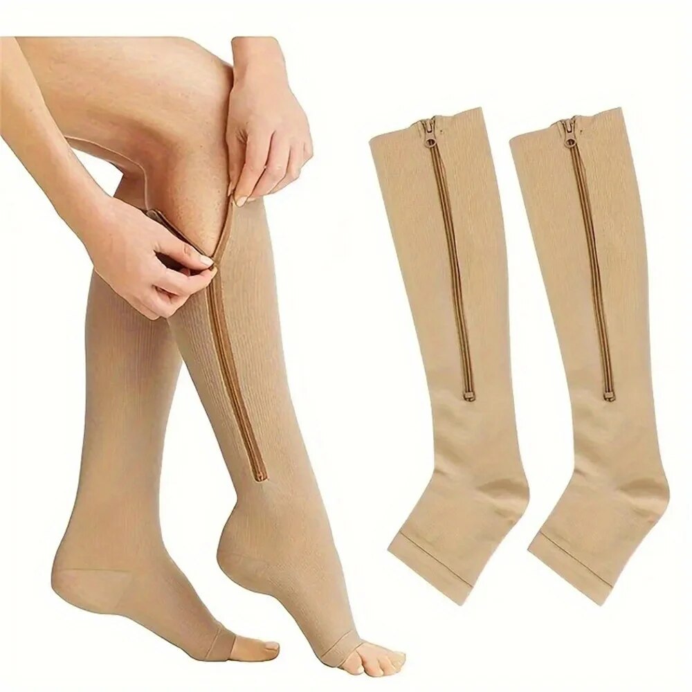 Compression Sock Medical - Men's Zipper Compression Socks Medical Diabetic