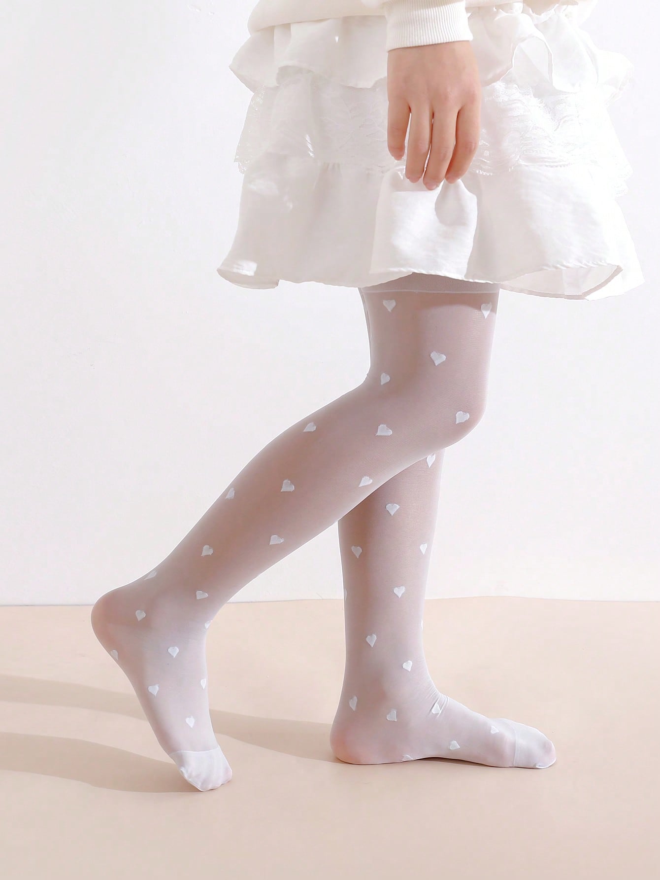 3 Stuks Meisjes Hart Print Pan - Tights Pantyhose Sheer recensie en prijs