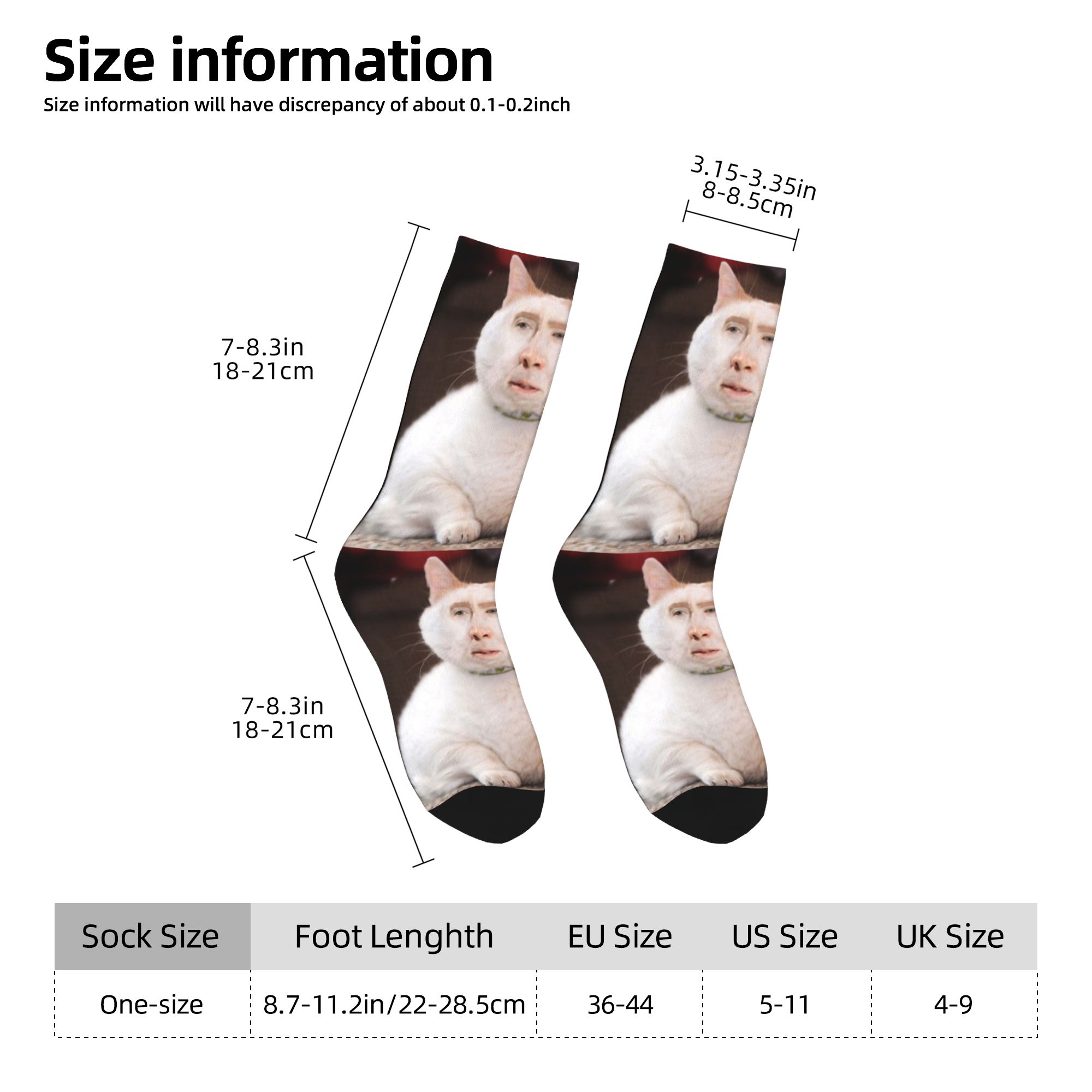 Aangepaste Nicolas Cage Cat Me - Dress Sock Men recensie en prijs