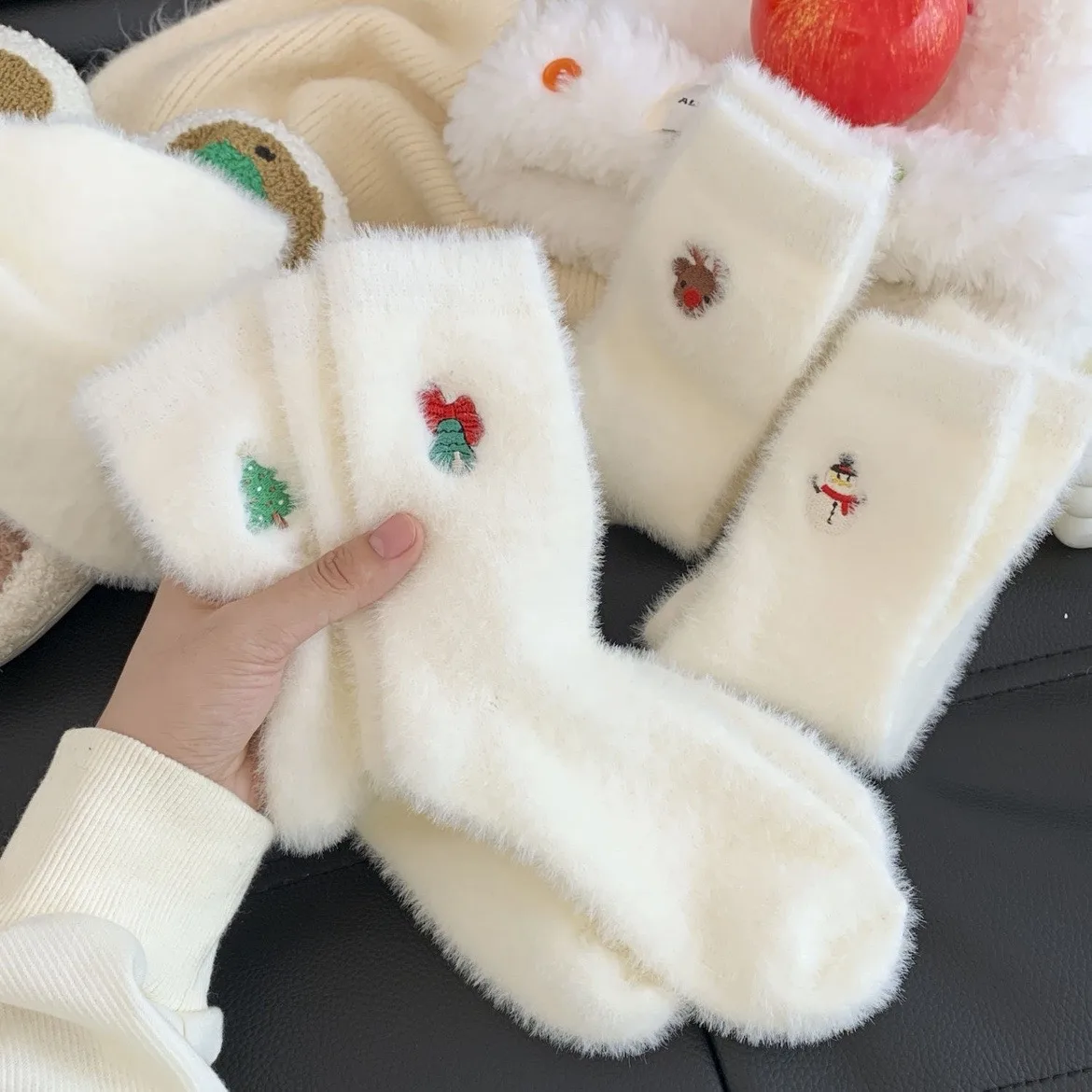 Kerstpatroon Nertsen Fluwelen  - Thermal Sock Winter recensie en prijs
